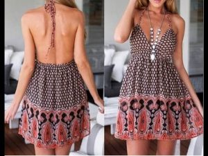 Vestidos de frente única dos anos 60