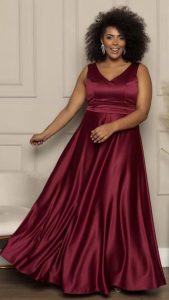 Vestido marsala como Madrinha de Casamento (Pinterest)
