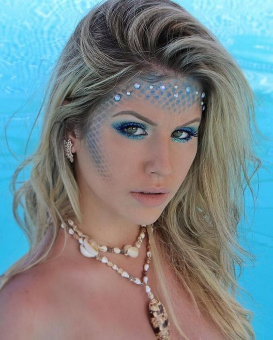 maquiagem sereia