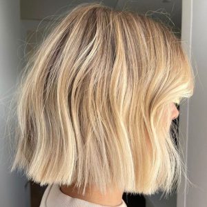 blonde hair