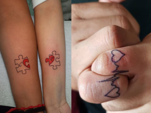 Tatuagem de casal 2024