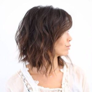 Choppy Bob com ondas naturais