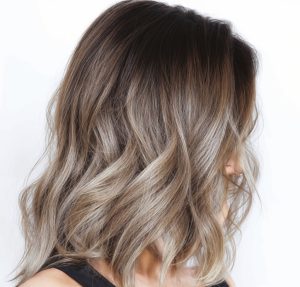 mechas airtouch em cabelos loiros