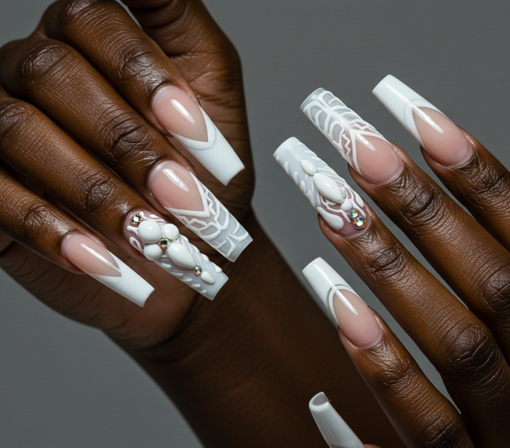 Unhas Brancas 3d