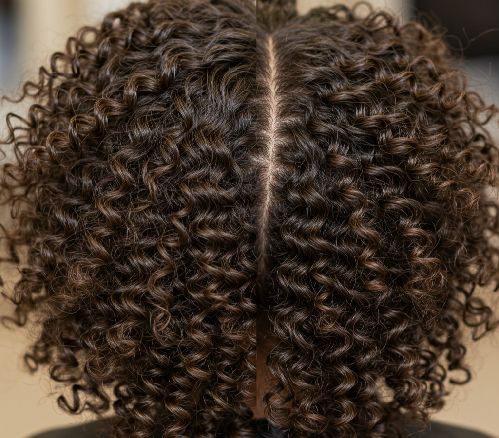 Dividir o cabelo
