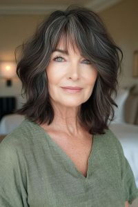 Franjas que rejuvenescem o visual de Mulheres Maduras