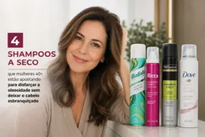 Mulheres 40+ estão apostando nestes 4 shampoos a seco para disfarçar a oleosidade sem deixar o cabelo esbranquiçado